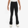 Nike Kids'  One Dri-fit Flare Leggings In Black/white