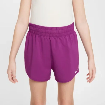 Nike Kids' Girls  Dri-fit One Woven Hr Shorts In Purple/purple