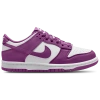 Nike Girls' Little Kids' Dunk Low Casual Shoes In Viotech/white/white