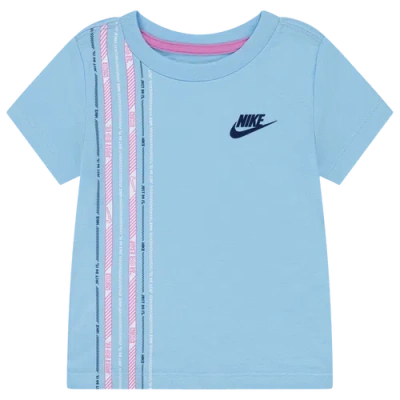 Nike Kids' Girls  Happy Camper T-shirt In Blue/pink