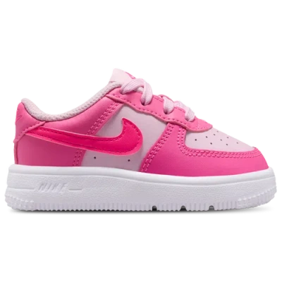 Nike Kids' Girls  Air Force 1 Colors In Pink Sicicle/hyper Pink
