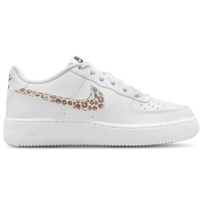 Nike Kids' Girls  Air Force 1 Low Ch In White/black