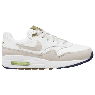 Nike Girls   Air Max 1 In Bronzine/white/light Orewood Brown