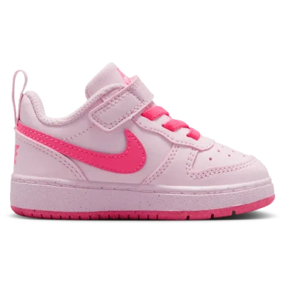 Nike Kids' Girls  Court Borough Low Recraft In Pink/white