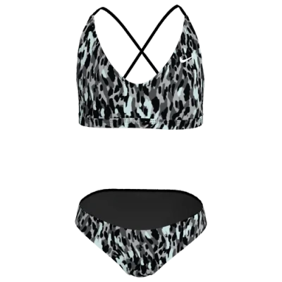 Nike Kids' Girls   Lace Up Bikini Set In Black