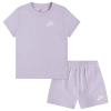 Nike Girls   Lbr Knit Shorts Set In Doll/white