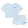 Nike Little Girls Let's Roll Towel Terry T-shirt & Shorts, 2 Piece Set