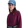 Nike Pro Fleece Big Kids' (girls') Dri-fit Full-zip Hoodie In Purple