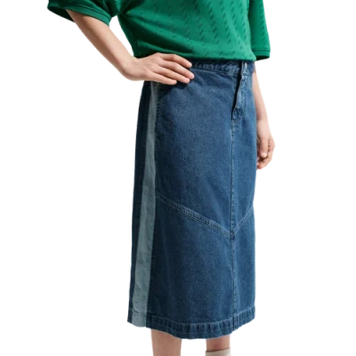 Nike Kids' Girls   Nsw Cln Denim Mini Skirt In Blue