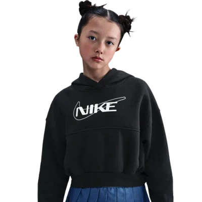 NIKE GIRLS NIKE NIKE NSW CLUB FLEECE BOXY HOODIE