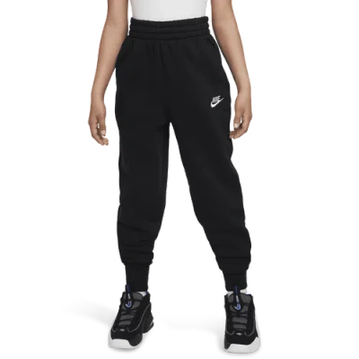 Nike Kids' Girls   Nsw Club Fleece High Rise Pant Lbr In Black