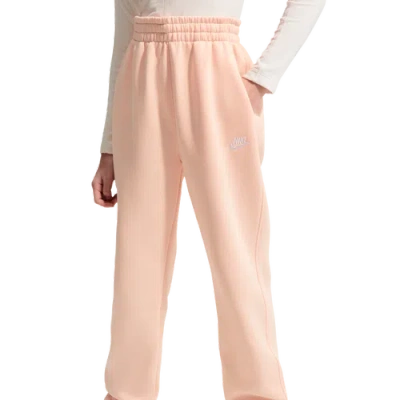 Nike Kids' Girls   Nsw Club Lbr Oversized Fleece Pants In Pink