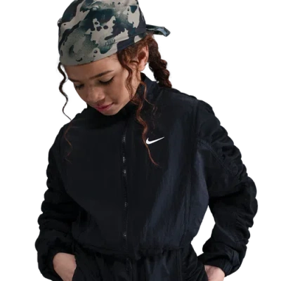 Nike Kids' Girls   Nsw Dance Woven Jacket In Black