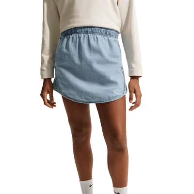 Nike Kids' Girls   Nsw Denim Skirt In Blue