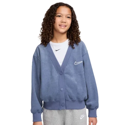 NIKE GIRLS NIKE NIKE NSW FLEECE LONG SLEEVE COZY TOP