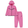 Nike Girls   Tech Fleece Full-zip Set In Pink