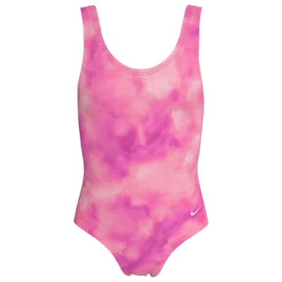 Nike Kids' Girls   U-back One Piece Swimsuit In Pink