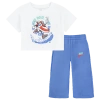 Nike Girls  Nsw Best Foot Forward Wide Leg Pants Set In  Polar/ Polar