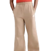 Nike Club Big Kid Girls Wide Leg Regular Fit Fleece Pull-on Pant In Brown