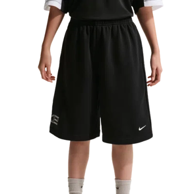 Nike Kids' Girls  Nsw Dri-fit Fleece Shorts In Black