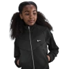 Nike Girls  Nsw Poly Knit Track Jacket In Black