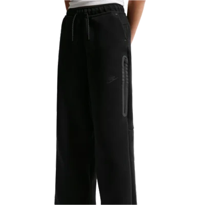 Nike Kids' Girls  Nsw Tech Fleece Wide Leg Pants In Black