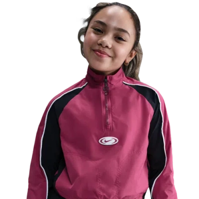 Nike Kids' Girls  Nsw Track Jacket Gx In Black