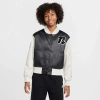 Nike Women's  Sportswear Girls' Varsity Jacket In Black