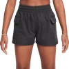 Nike Women's  Sportswear Girls' Woven Cargo Shorts In Black/white