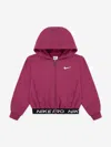 Nike Girls Np Essentials Zip Up Top In Pink