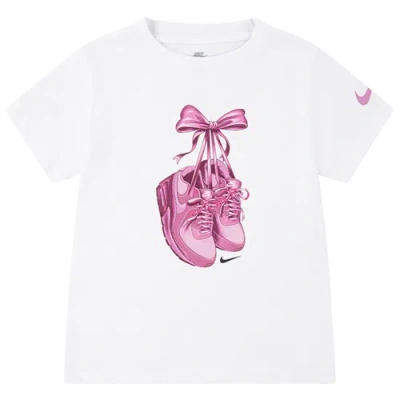 Nike Kids' Girls Preschool   Bowmax Short Sleeve T-shirt In White