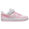 Nike Girls  Court Borough Low Recraft In White/pink Foam
