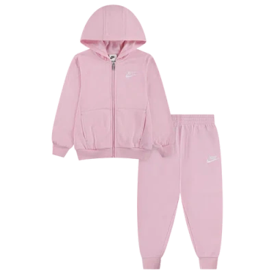 NIKE GIRLS PRESCHOOL NIKE NIKE LBR FULL-ZIP CLUB SET