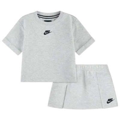 Nike Kids' Girls Preschool   Tech Fleece Skirt Set In Animal Print