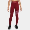 Nike Women's  Pro Girls' Dri-fit Mid-rise Leggings In Team Red