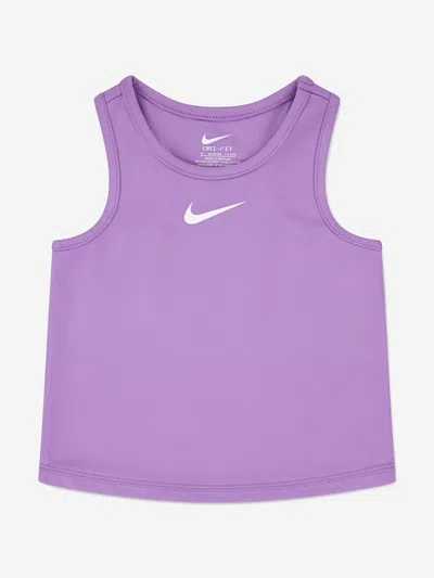 Nike Kids'  Girls Pro Sports Top In Purple