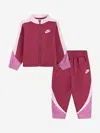Nike Girls Propus Colourblock Tracksuit In Pink