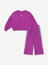 Nike Logo Tracksuit In Purple