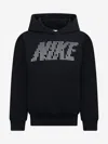 Nike Girls Shine Po Hoodie In Black