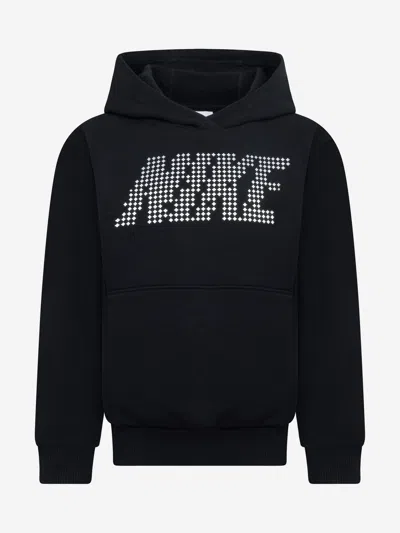 Nike Kids'  Girls Shine Po Hoodie In Black