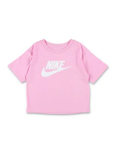 Nike Girls Short Sleeve Graphic T-shirt In Rosa