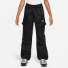 Nike Kids' Sportswear Water Repellent Cargo Pants In Black/white