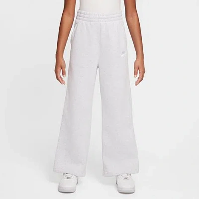 Nike Kids'  Girls' Sportswear Club Fleece Flared Wide-leg Pants In Multi