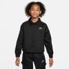 Nike Kids'  Girls' Sportswear Jacket In Black/white