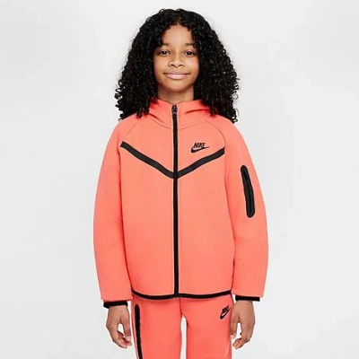 NIKE NIKE GIRLS' SPORTSWEAR TECH FLEECE FULL-ZIP HOODIE