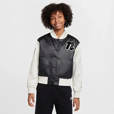 NIKE NIKE GIRLS' SPORTSWEAR VARSITY JACKET