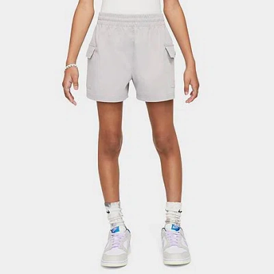 NIKE NIKE GIRLS' SPORTSWEAR WOVEN CARGO SHORTS