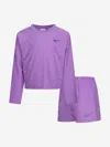 Nike Swoosh Motion Tracksuit Set In Purple