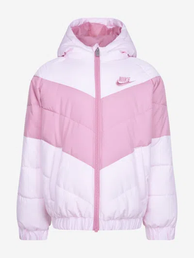 Nike Girls Synfil Jacket In Pink