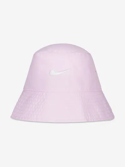 Nike Kids'  Girls Upf 40+ Bucket Hat In Pink